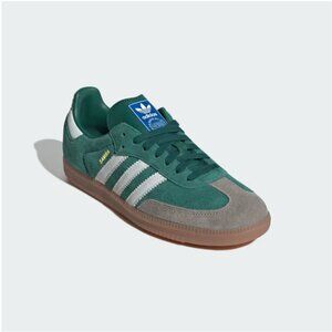 Adidas Samba OG, Collegiate Green / Cloud White / Gum - Women's Size 6
